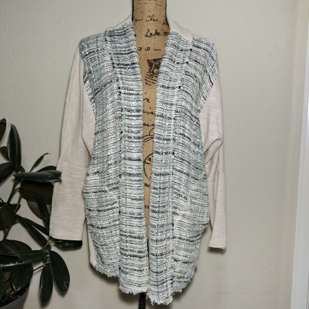 Dolan {Anthropologie} | Tweed Front Cardigan
